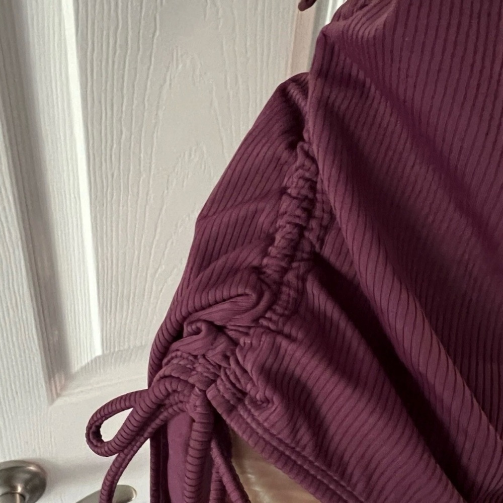 Time and Tru Mauve One-Piece Swimsuit - Picture 7 of 9